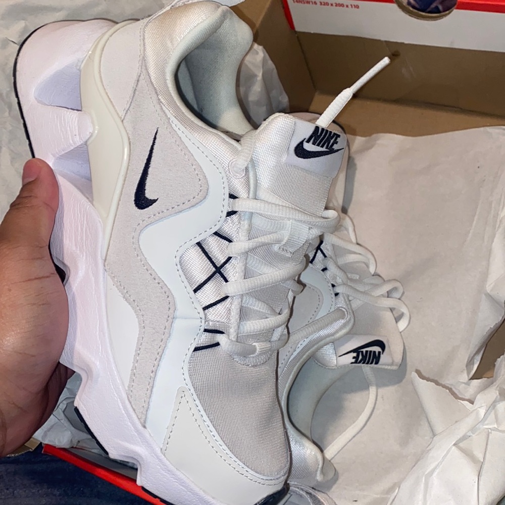White Nike sneakers
